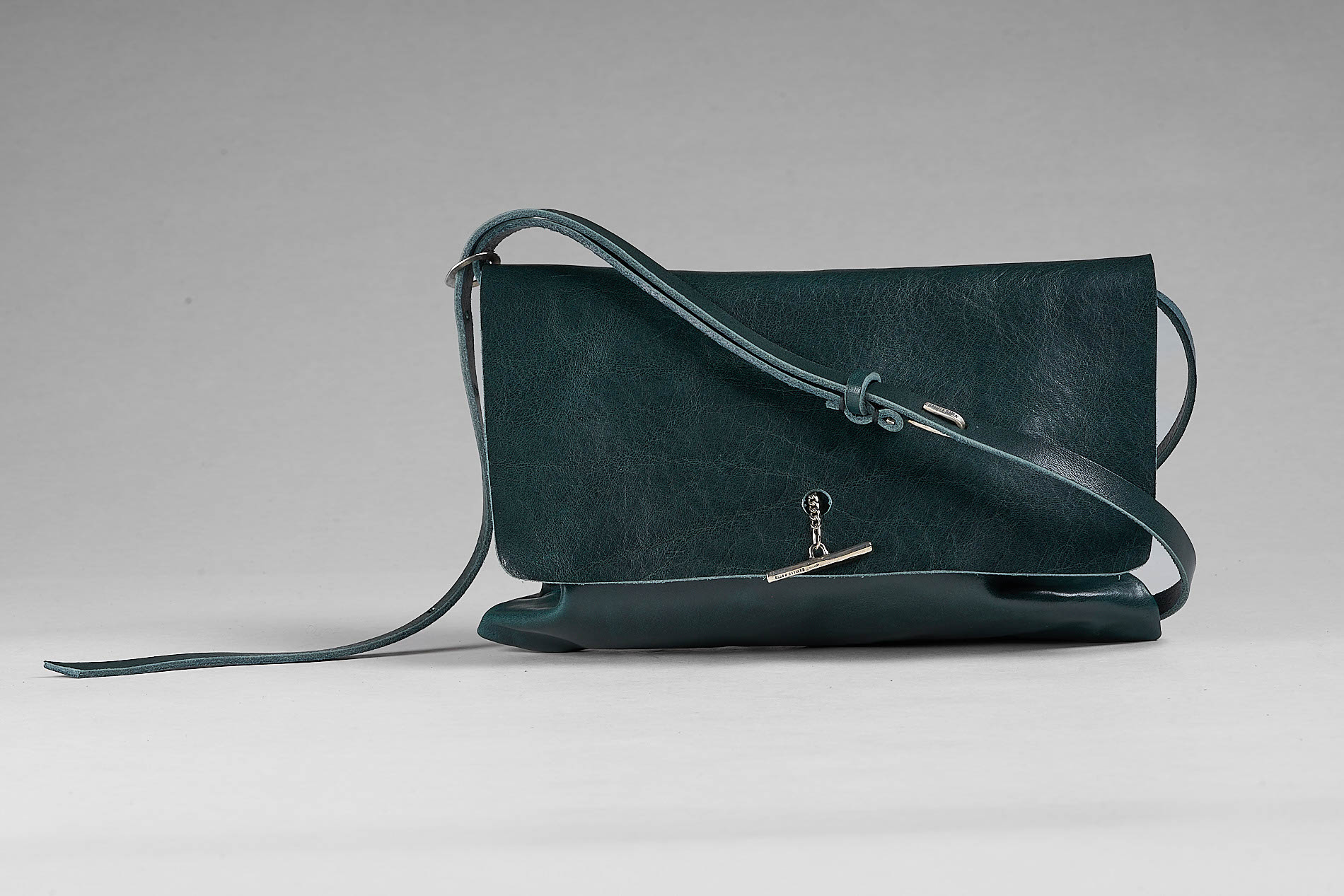 daniele basta leather and silver bags - FRONT